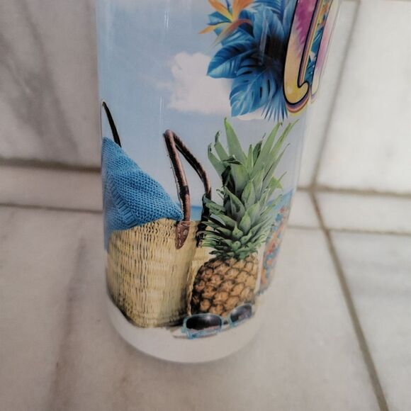 Beach Life Handmade 20 oz sublimated skinny tumbler - Picture 4 of 4